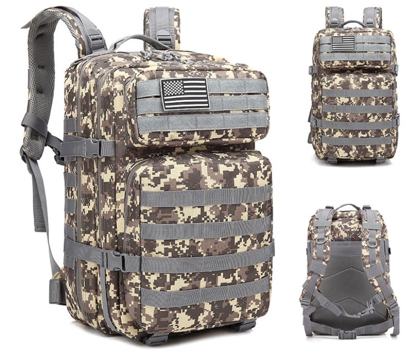 Tactical Military Backpack – Outdoor Hiking, Travel & Laptop Bag for Men | Rugged Army-Style Gear