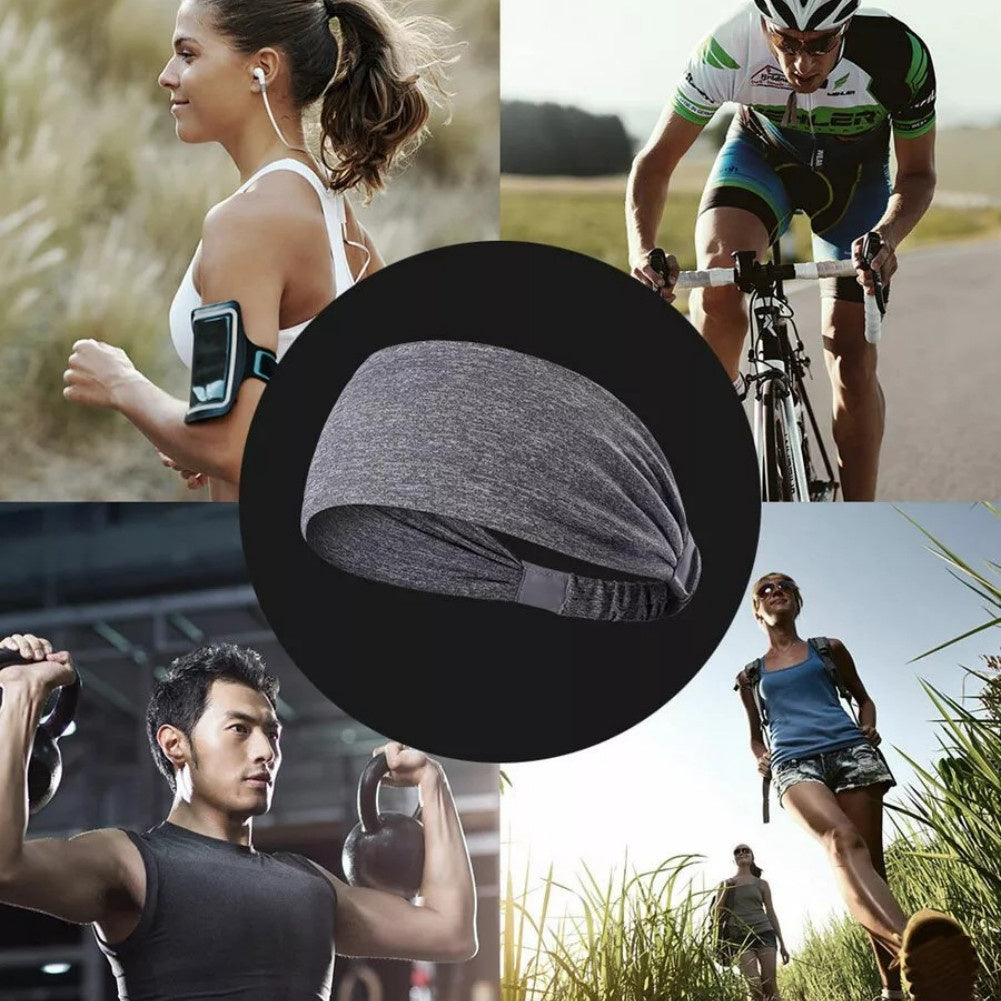 5-Pack Beister Sports Headbands – Moisture-Wicking, Non-Slip Elastic Sweatbands for Men & Women, Perfect for Running, Yoga, Cycling & Basketball