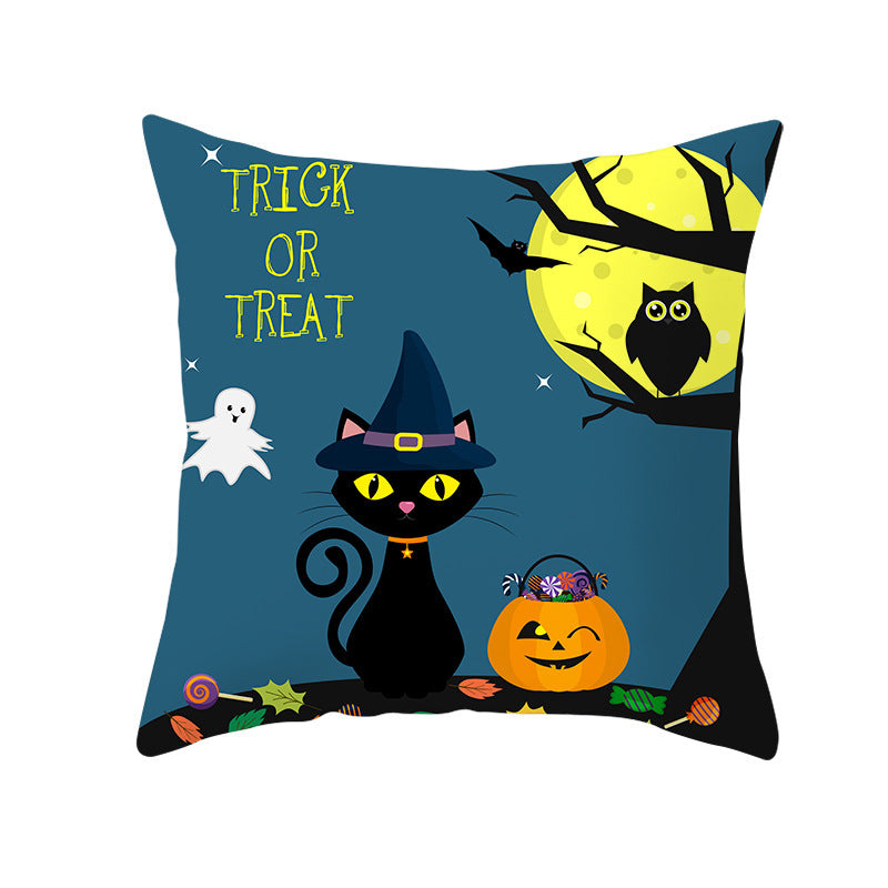 Halloween Decorative Cushion – Spooky Plush Pillow for Home & Party Decor