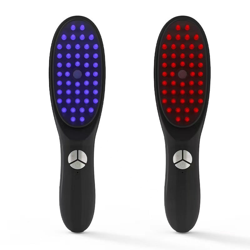 Vibrating Hair Care Device with Red & Blue Light Therapy – Hydrating & Scalp Nursing Instrument (MOQ 500)