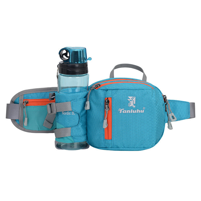 Unisex Hiking & Cycling Water Bottle Bag – Outdoor Pouch with Multiple Pockets