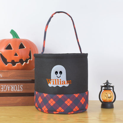 Halloween Ghost Fabric Storage Basket – Cute Foldable Organizer Bin for Toys, Laundry & Decor