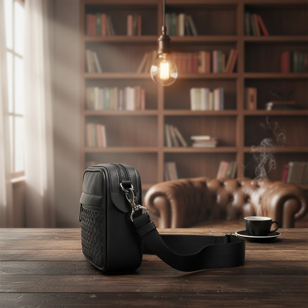 Men’s Fashion Shoulder Bag – Casual Small Backpack for Daily & Travel Use