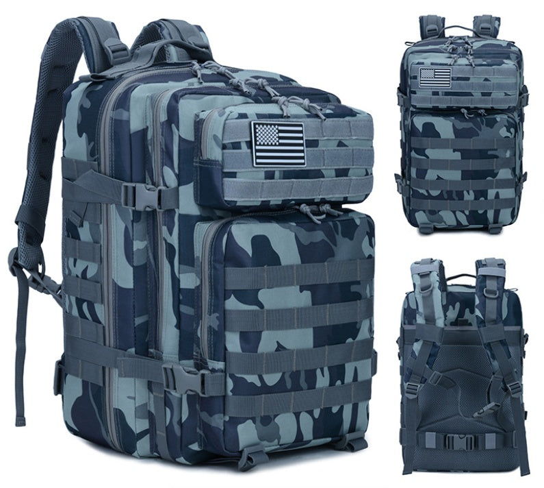 Tactical Military Backpack – Outdoor Hiking, Travel & Laptop Bag for Men | Rugged Army-Style Gear