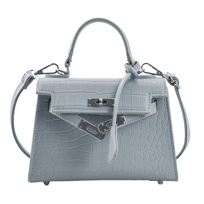 Trendy French Niche Women’s Handbag with Stone Pattern – Chic & Stylish Accessory