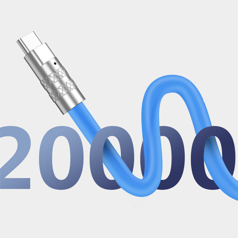 Rotating Type-C Fast Charging & Data Cable – Durable 360° Connector