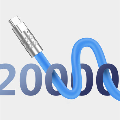 Rotating Type-C Fast Charging & Data Cable – Durable 360° Connector