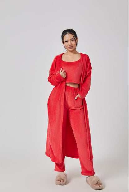 Women’s Cozy 3-Piece Pajama Lounge Set