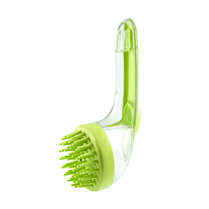 Long Handle Pet Grooming Brush – Bath & Shedding Comb for Dogs & Cats