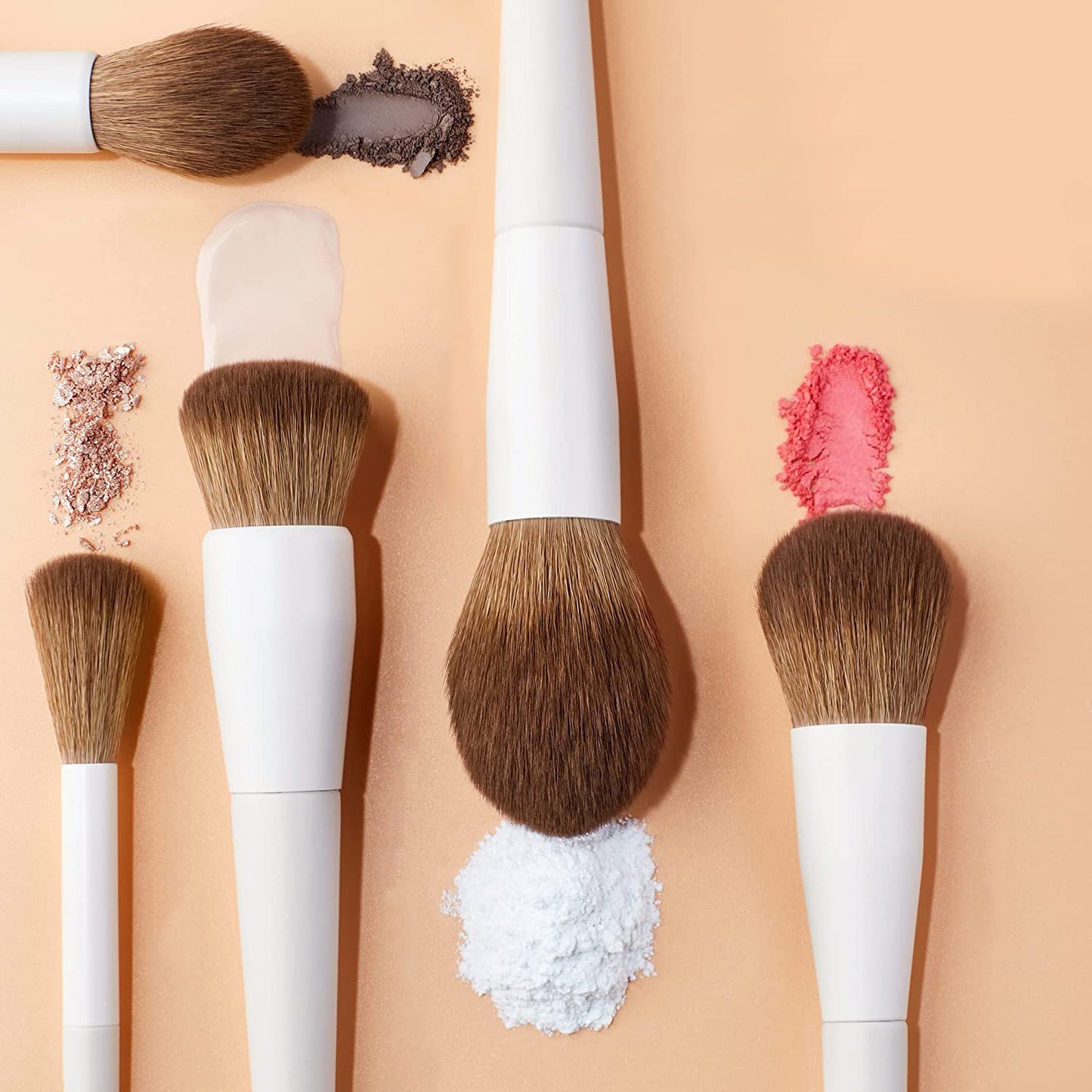 Professional 14-Piece Makeup Brush Set with Soft Bristles – Face, Blush & Eye Brushes