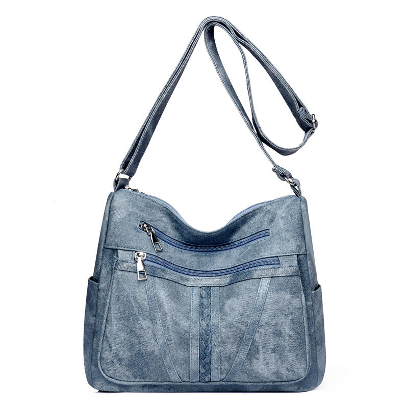 Retro Soft Leather Shoulder Bag – Easy-Match Casual Handbag for Women