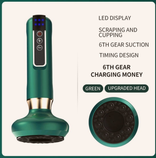 Electric Vacuum Cupping Massager | Anti-Cellulite & Fat Burning Gua Sha Cups | Slimming Suction