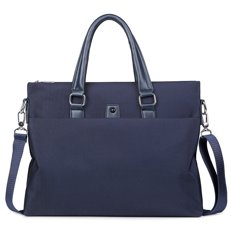 Men’s Portable Oxford Cloth Crossbody Bag – Trendy Horizontal Shoulder Bag