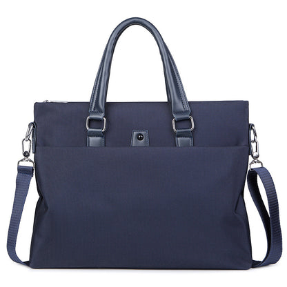 Men’s Portable Oxford Cloth Crossbody Bag – Trendy Horizontal Shoulder Bag