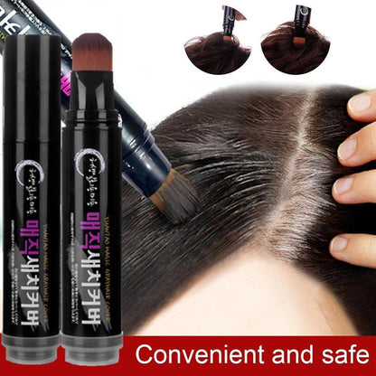 Temporary Hair Color Wax Pen – One-Time Use Hair Dye Comb & Brush | White, Grey, Silver Colors for DIY Styling – Easy Wash Out