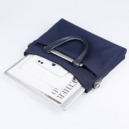 Men’s Portable Oxford Cloth Crossbody Bag – Trendy Horizontal Shoulder Bag