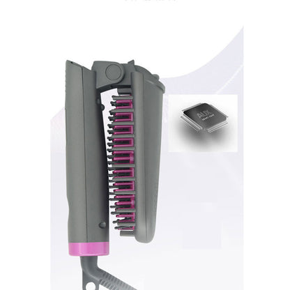 Portable Negative Ion Hair Straightener – Wet & Dry Use, Curl & Straighten, Fast Styling for All Hair Types