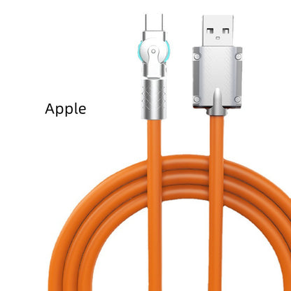 Rotating Type-C Fast Charging & Data Cable – Durable 360° Connector