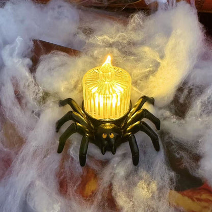 Halloween Spider String Lights – Creepy Night Light Decor for Haunted House, Bar, and Horror Party Decorations