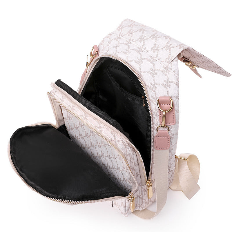 Summer Retro Women's Backpack – Trendy European & American Style Fashion Bag