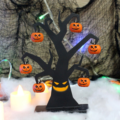 Halloween Pumpkin Tree Ornaments – Spooky Hanging Decorations for Halloween Trees & Haunted Decor