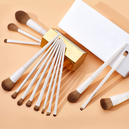 Professional 14-Piece Makeup Brush Set with Soft Bristles – Face, Blush & Eye Brushes