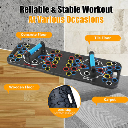 Multifunctional Push-Up Board Home Gym Set