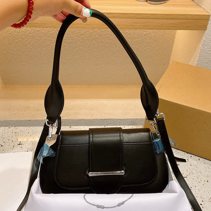 Retro European & American Style Women’s Leather Shoulder Bag – Classic Fashion Accessory