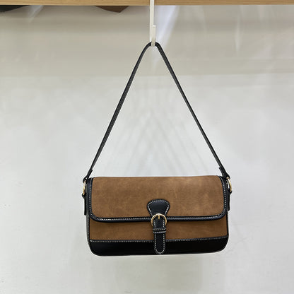 Women's Zebra Print Satchel – Trendy Spliced Pattern Fashion Handbag