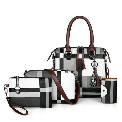 New Luxury Plaid Handbags for Women – Designer-Inspired Stylish Tote & Shoulder Bags