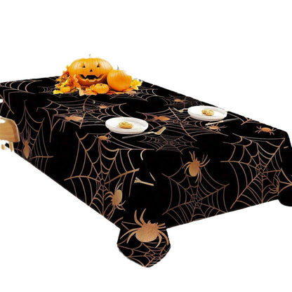 Halloween Coffee Table Square Round Table Waterproof Flower Stand Table Cloth
