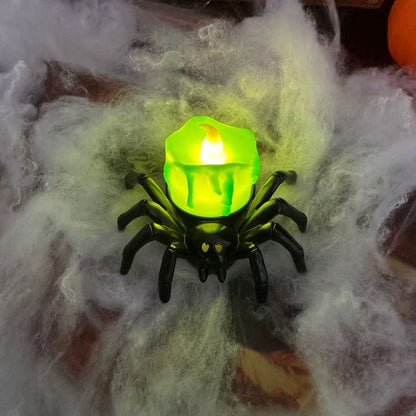 Halloween Spider String Lights – Creepy Night Light Decor for Haunted House, Bar, and Horror Party Decorations