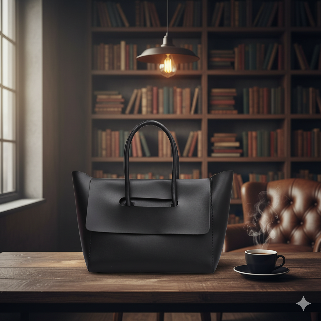 Fashion Women’s Large Capacity Shoulder Tote Bag – Simple Retro Design, Solid Color, High-Quality Handbag