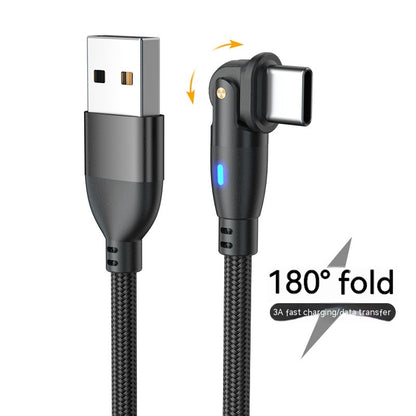 180° Rotating Type-C Fast Charging Cable