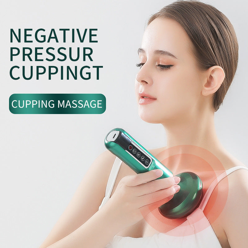 Electric Vacuum Cupping Massager | Anti-Cellulite & Fat Burning Gua Sha Cups | Slimming Suction