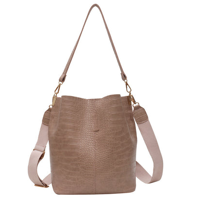 Retro Stone Pattern Shoulder Bag – Stylish Women's Crossbody Messenger Purse