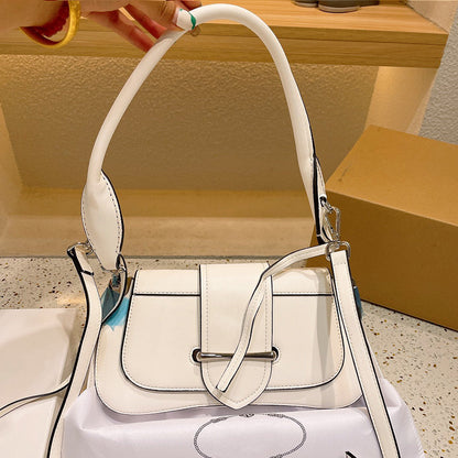 Retro European & American Style Women’s Leather Shoulder Bag – Classic Fashion Accessory