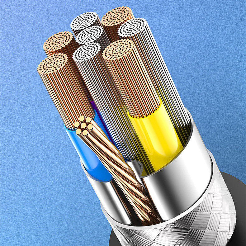 Rotating Type-C Fast Charging & Data Cable – Durable 360° Connector