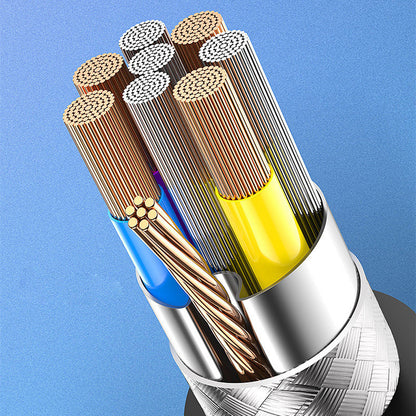 Rotating Type-C Fast Charging & Data Cable – Durable 360° Connector