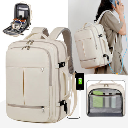 Large Capacity Travel & Laptop Backpack for Men & Women – Multiple Pockets, Durable Business Bag