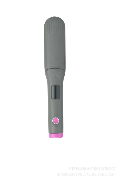 Portable Negative Ion Hair Straightener – Wet & Dry Use, Curl & Straighten, Fast Styling for All Hair Types