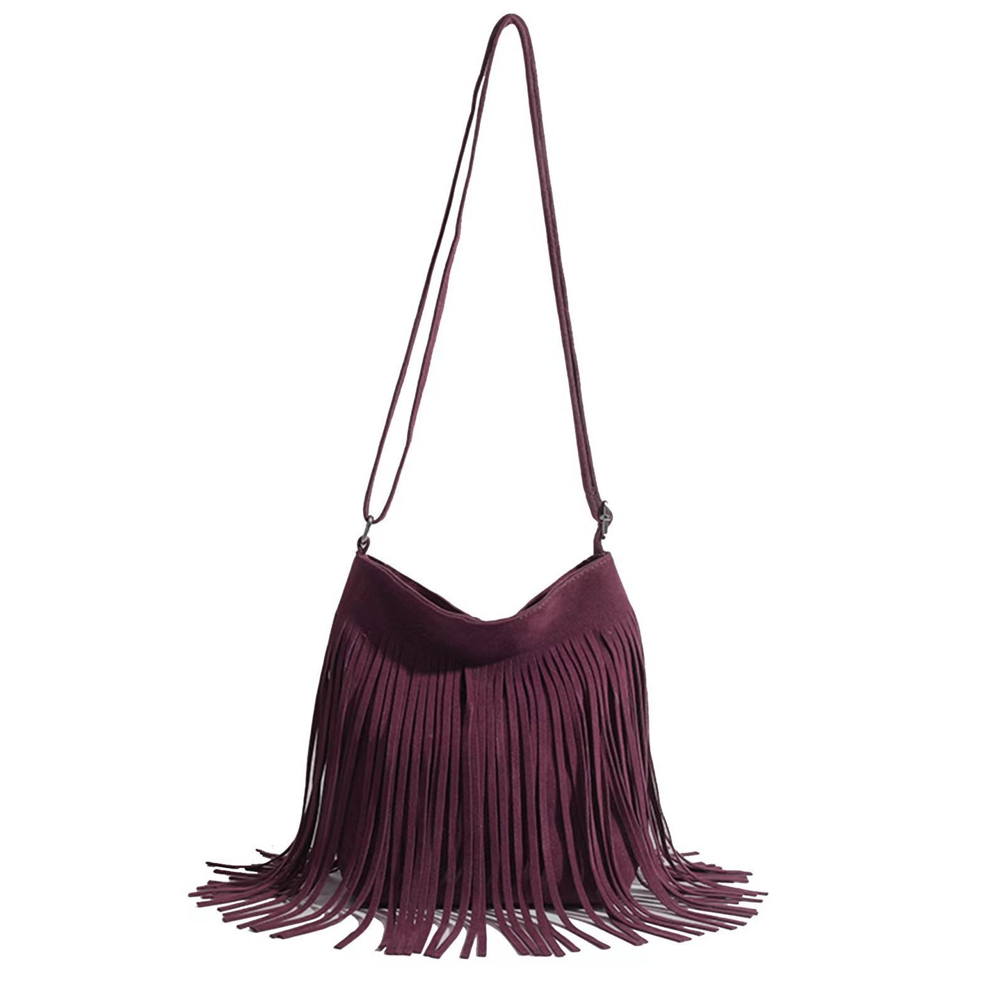 Chic Tassel Shoulder Bag – Simple, Stylish & Trendy Everyday Handbag for Women