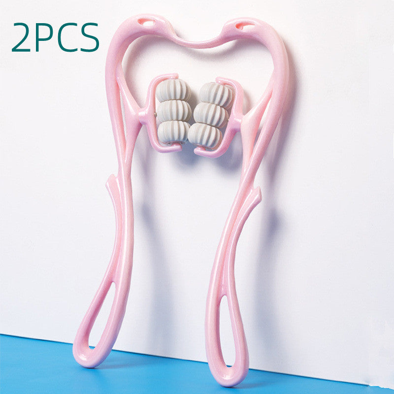 Manual 6-Wheel Neck & Shoulder Massager Roller