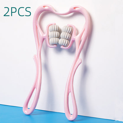 Manual 6-Wheel Neck & Shoulder Massager Roller