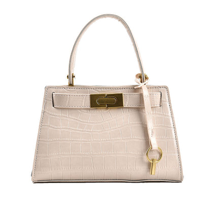 Trendy Stone Pattern Messenger Bag – Stylish Simple Design for Women