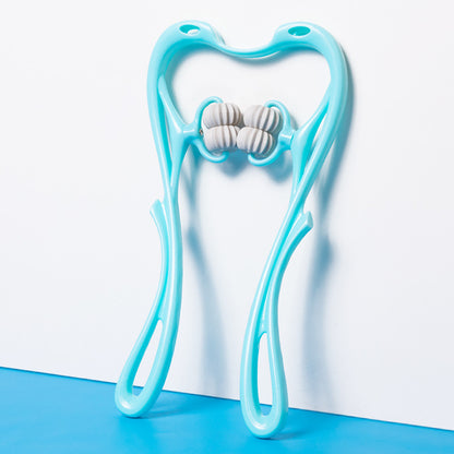 Manual 6-Wheel Neck & Shoulder Massager Roller