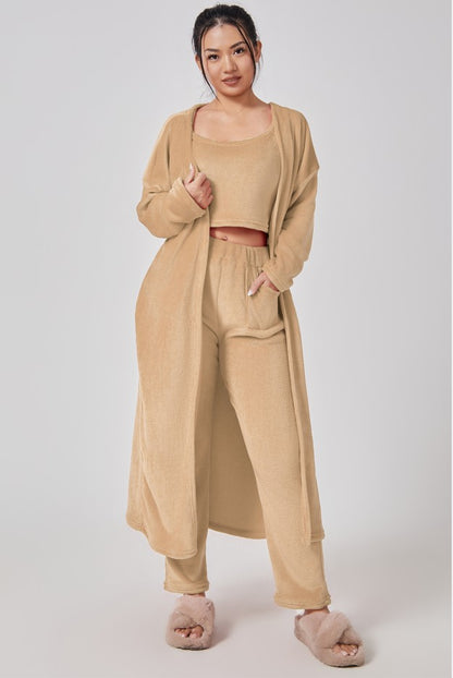 Women’s Cozy 3-Piece Pajama Lounge Set