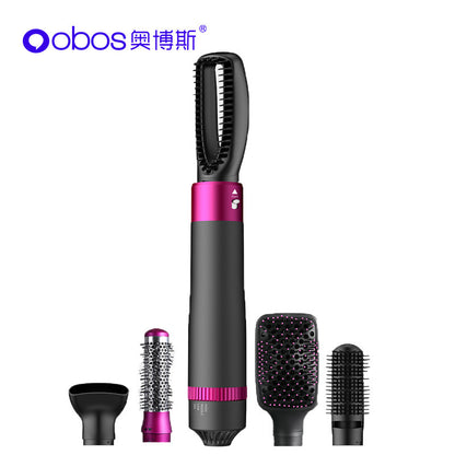 5-in-1 Hot Air Styling Comb with Curler & Hair Dryer – 3-Speed Adjustable, US Plug – Multi-Functional Hair Dryer & Styler