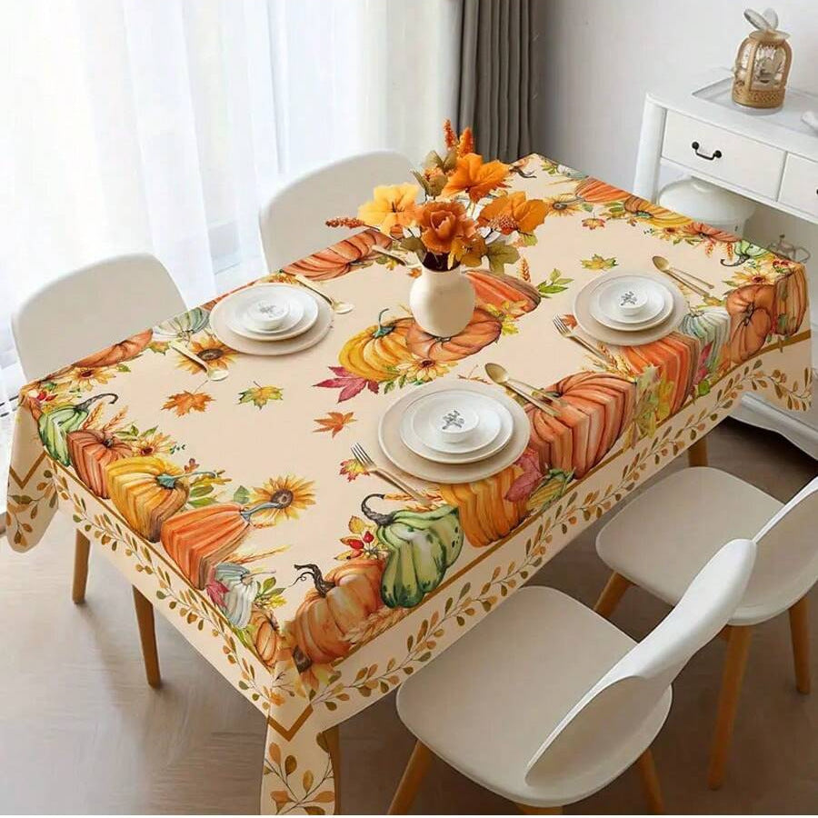 Halloween Coffee Table Square Round Table Waterproof Flower Stand Table Cloth