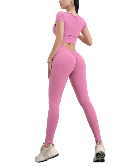 High Waist Seamless Scrunch Butt Yoga Leggings for Women